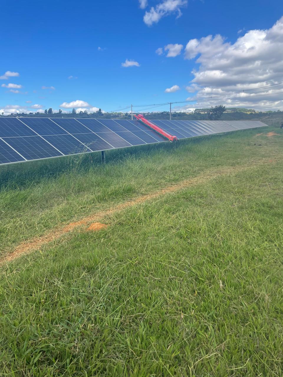 Aegeus operando em usina solar