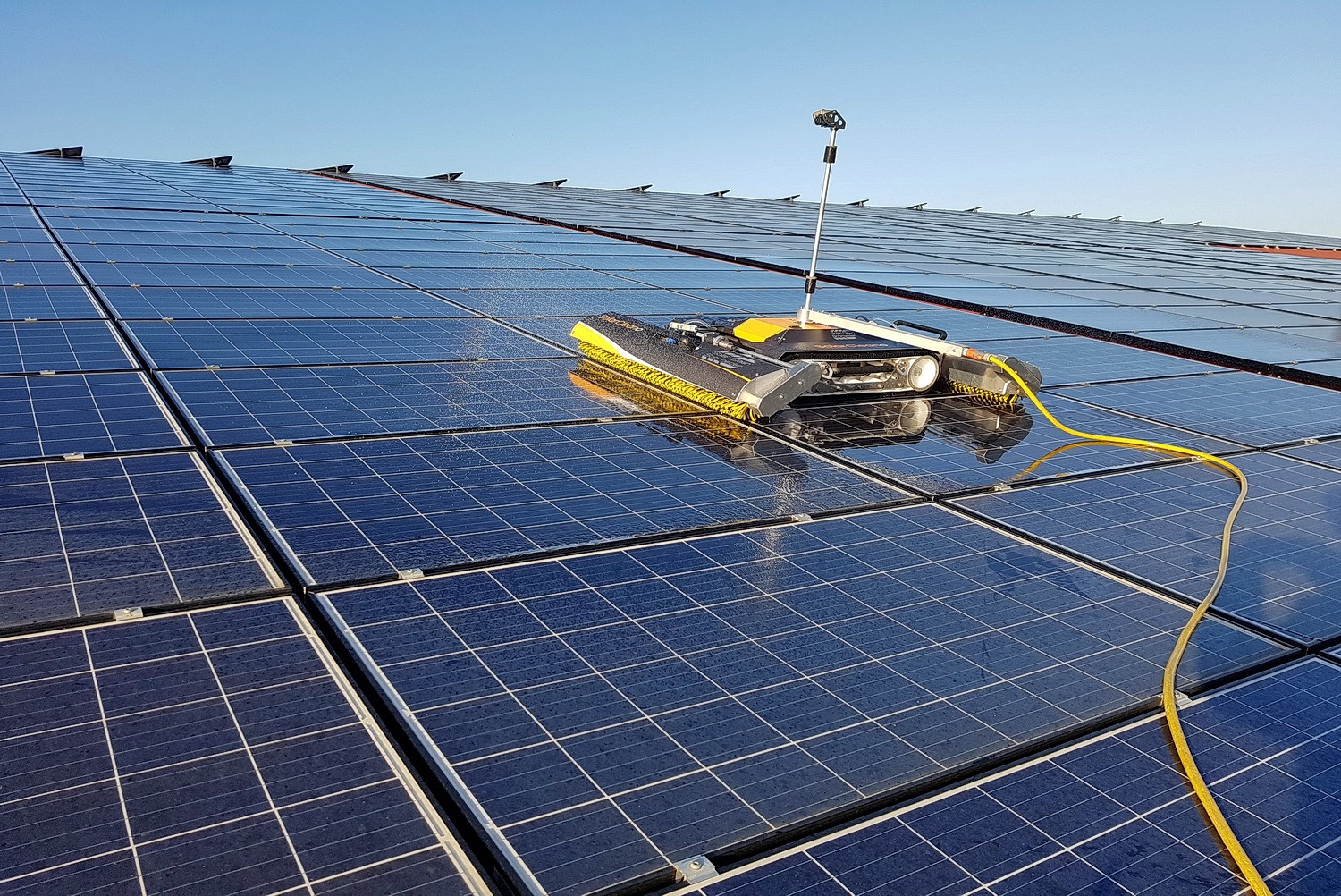 SolarCleano F1 em operação